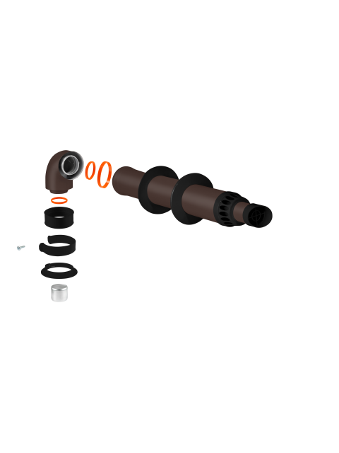 KOMПЛЕКТ КОАКСИАЛЬНЫЙ 60/100 _ВА 1,0 МЕТРОВЫЙ (Baxi Mizudo) - КОРИЧНЕВЫЙ KOMПЛЕКТ КОАКСИАЛЬНЫЙ 60/100 _ВА 1,0 МЕТРОВЫЙ (Baxi Mizudo) - КОРИЧНЕВЫЙ