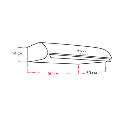 Вытяжка Gefest BO-2501 К54