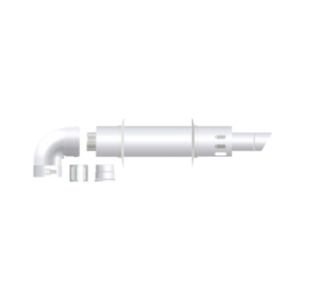 Дымоход коаксиальный 120/80 для котла 40 кВт Mizudo