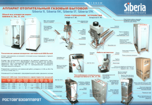 Напольный газовый котел Siberia 11,6 (Ростов)