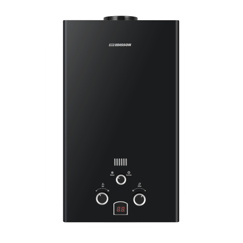 Газовый водонагреватель EDISSON E20 D (черный) Газовый водонагреватель EDISSON E20 D (черный)