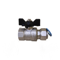 Кран шаровый  лат. LD Ду-20 ВН-ВН с американкой