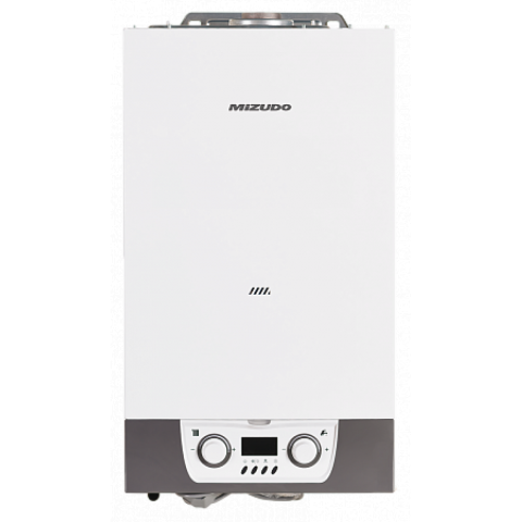 Котел настенный газовый GB MIZUDO M24Т PRO, голубой, c шиной  opentherm